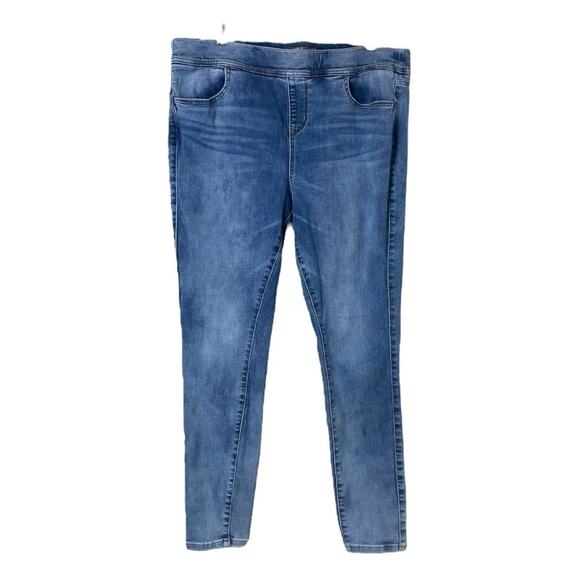 Torrid Lean Jean Super Soft Pull On Ankle Medium Stone Wash Women’s Plus Size 2X - Picture 1 of 7